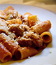 Rigatoni con pajata